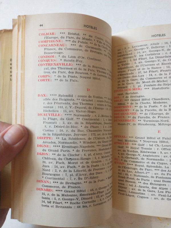 Libro usado en venta: Francia - Guias al dia de Dore Ogrizek; editorial Destino impreso en 1960 realizamos envios a todo el mundo.3