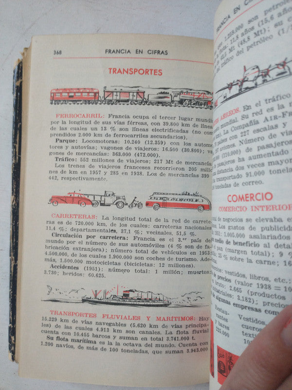 Libro usado en venta: Francia - Guias al dia de Dore Ogrizek; editorial Destino impreso en 1960 realizamos envios a todo el mundo.4