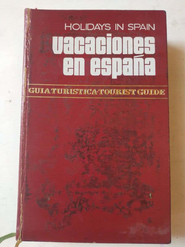 Libro usado en venta: Vacaciones en Espa?a - Holidays in Spain de Martin Alonso; editorial Edaf impreso en 1966 realizamos envios a todo el mundo.1