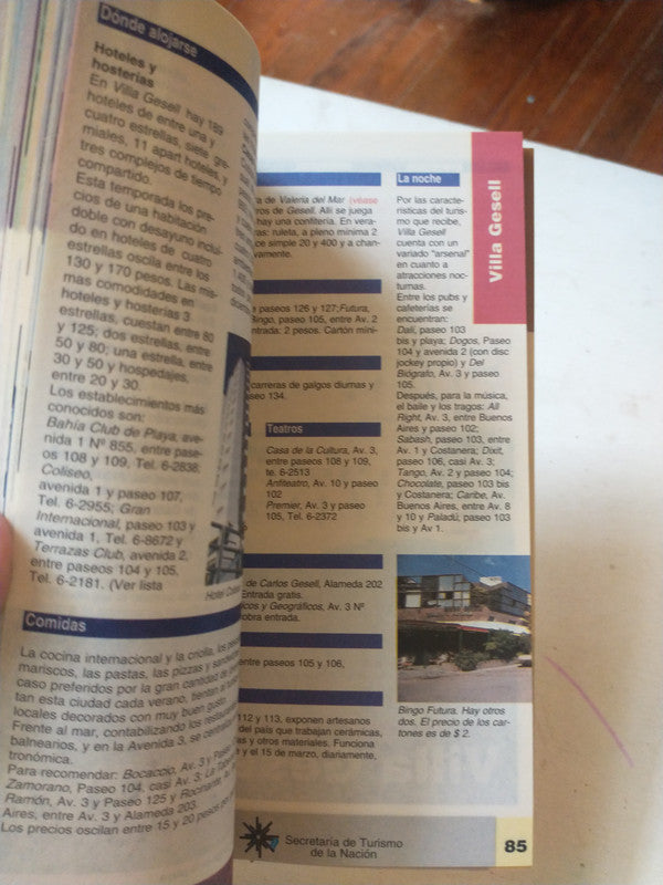 Libro usado en venta: Guia turistica de la Costa Atlantica; editorial AGEA impreso en 1995 realizamos envios a todo el mundo.4