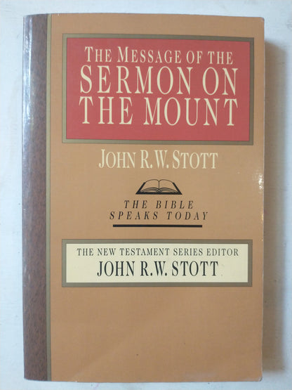 Libro usado en venta: The Message of the Sermon on the Mount de John R. W. Stott; editorial InterVarsity Press impreso en 1978 envios a todo el mundo.1