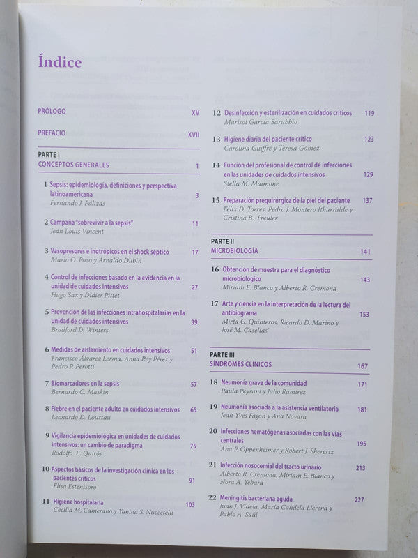 Libro usado en venta: Infectologia critica de Carina Balasini; editorial Panamericana impreso en 2015 realizamos envios a todo el mundo.1