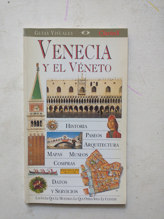 Libro usado en venta: Guias visuales - Venecia y el Veneto de Guias Visuales; editorial AGEA impreso en 1998 realizamos envios a todo el mundo.1