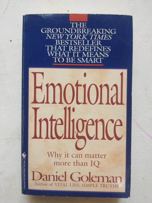 Libro usado en venta: Emotional intelligence (Pocket) de Daniel Goleman; editorial Bantam impreso en 1996 realizamos envios a todo el mundo.1