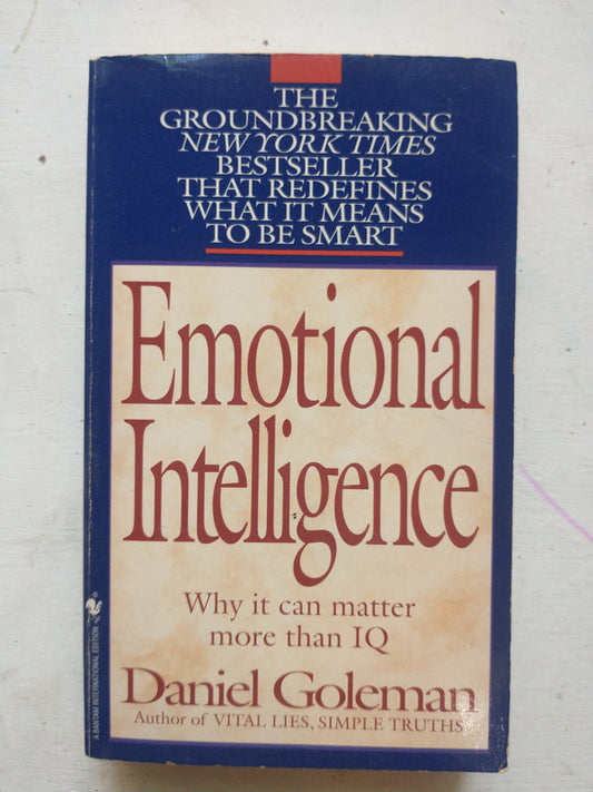 Libro usado en venta: Emotional intelligence (Pocket) de Daniel Goleman; editorial Bantam impreso en 1996 realizamos envios a todo el mundo.1