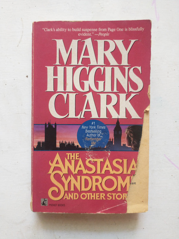 Libro usado en venta: The Anastasia Syndrome and other stories de Mary Higgins Clark; editorial Pocket Book impreso en 1991 envios a todo el mundo.1