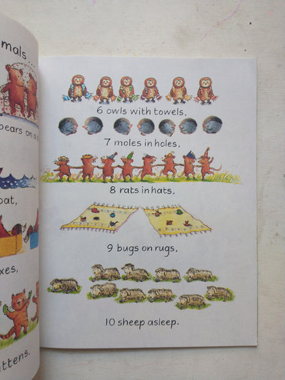 Libro usado en venta: One, two, three, count with me de Catherine - Laurence Anholt; editorial Scholastic impreso en 1995 envios a todo el mundo.3