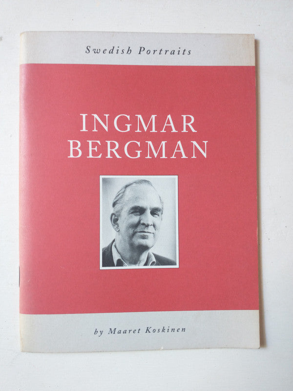 Libro usado en venta: Ingmar Bergman de Maret Koskinen; editorial The Swedish Institute impreso en 1993 realizamos envios a todo el mundo.1