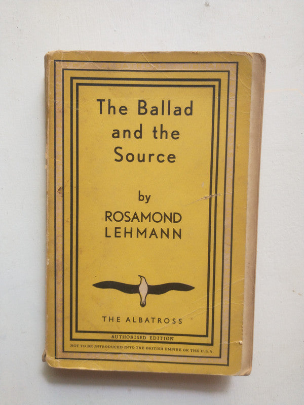 Libro usado en venta: The Ballad and the Source de Rosamond Lehmann; editorial The Albatross impreso en 1947 realizamos envios a todo el mundo.1
