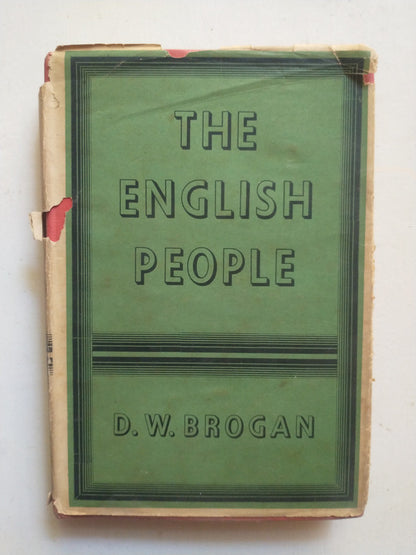 Libro usado en venta: The english people de D. W. Brogan; editorial Hamish Hamilton impreso en 1943 realizamos envios a todo el mundo.1