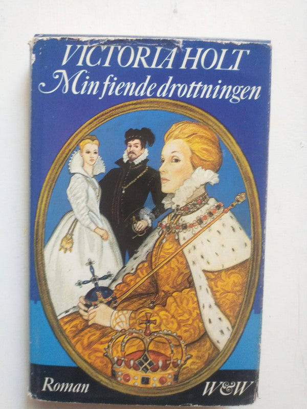 Libro usado en venta: Min fiende drottningen de Victoria Holt; editorial Wahlstrom & Widstrand Stockholm impreso en 1979 envios a todo el mundo.1