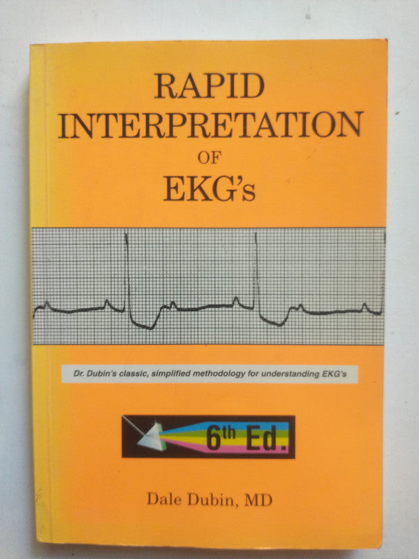 Libro usado en venta: Rapid interpretation of Ekg's de Dale Dubin; editorial Cover Publishing Company impreso en 2000 envios a todo el mundo.1