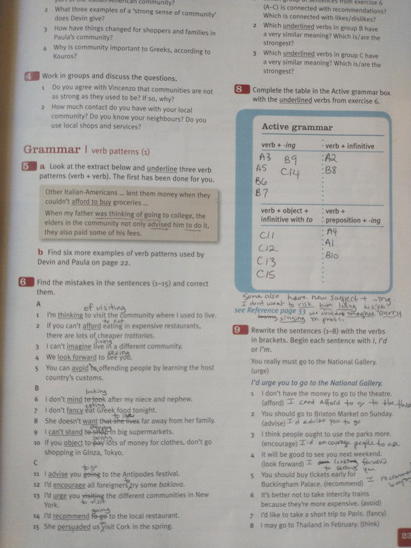 Libro usado en venta: New Total English (Students' Book and Workbook) de J.J. Wilson and Antonia Clare; editorial Pearson impreso en 2012.3
