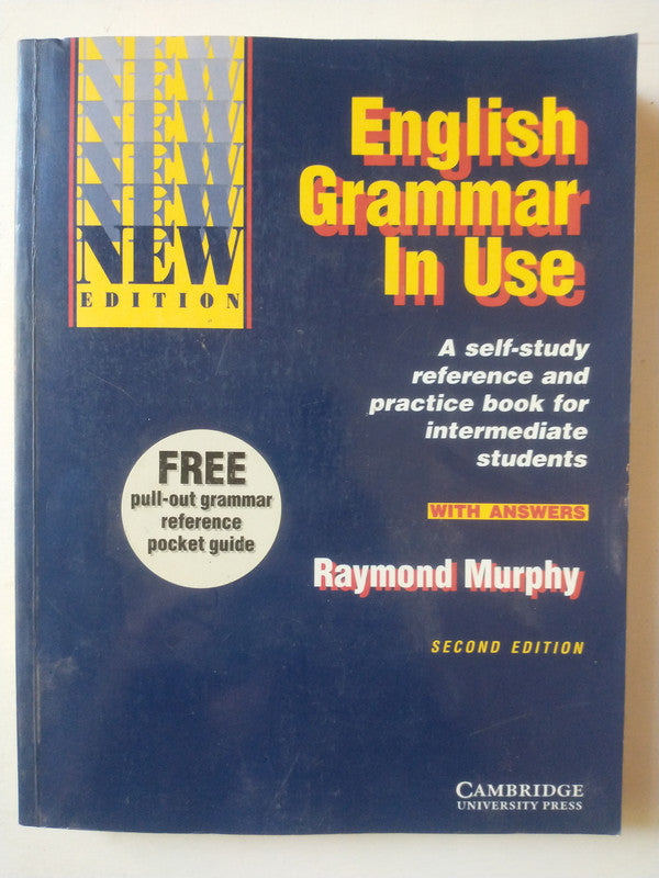 Libro usado en venta: Grammar in use - Reference and practice book for intermediate students de Raymond Murphy; Cambridge impreso en 2001.1