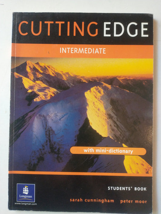 Libro usado en venta: Cutting edge (Intermediate) de Sarah Cunningham - Peter Moor; editorial Longman impreso en 2003 envios a todo el mundo.1