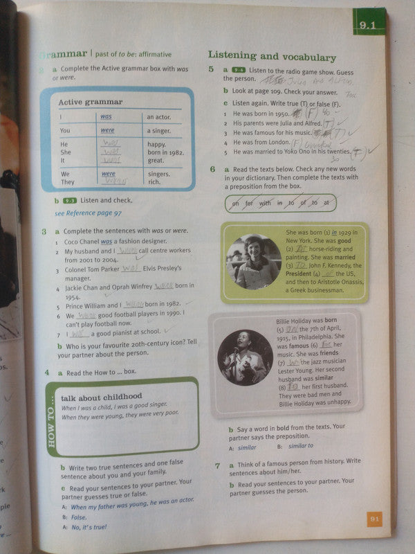 Libro usado en venta: Total English (Students' Book + Workbook) Ciclo basico 2 de Bygrave; editorial Longman impreso en 2008.3