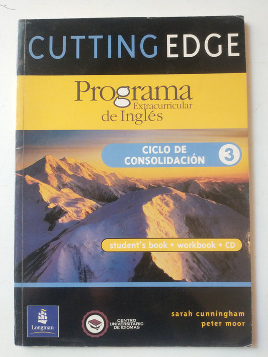 Libro usado en venta: Cutting edge (Students' Book + Workbook) Ciclo de consolidacion 3 de Sarah Cunningham - Peter Moor; Longman impreso en 2005.1