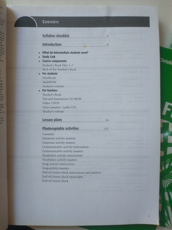 Libro usado en venta: New English File - Advanced (Teacher's Book + Students' Book + Workbook); editorial Oxford University Press impreso en 2015.2