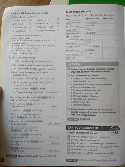 Libro usado en venta: New English File - Intermediate (Teacher's Book + Students' Book + Workbook); editorial Oxford University Press impreso en 2014.3