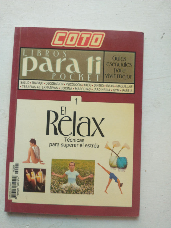 Libro usado en venta: El relax - Tecnicas para superar el estr?s; editorial Atlantida impreso en 1999 realizamos envios a todo el mundo.1