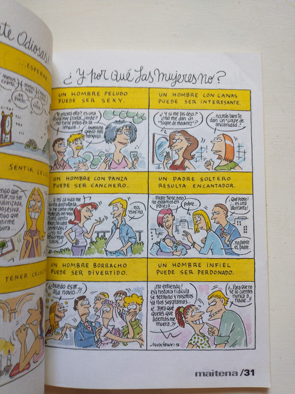 Libro usado en venta: Mujeres alteradas - Cosumo cuidado 3 de Maitena; editorial Atlantida impreso en 1997 realizamos envios a todo el mundo.3