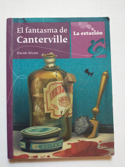 Libro usado en venta: El fantasma de Canterville de Oscar Wilde; editorial La Estacion impreso en 2009 realizamos envios a todo el mundo.1