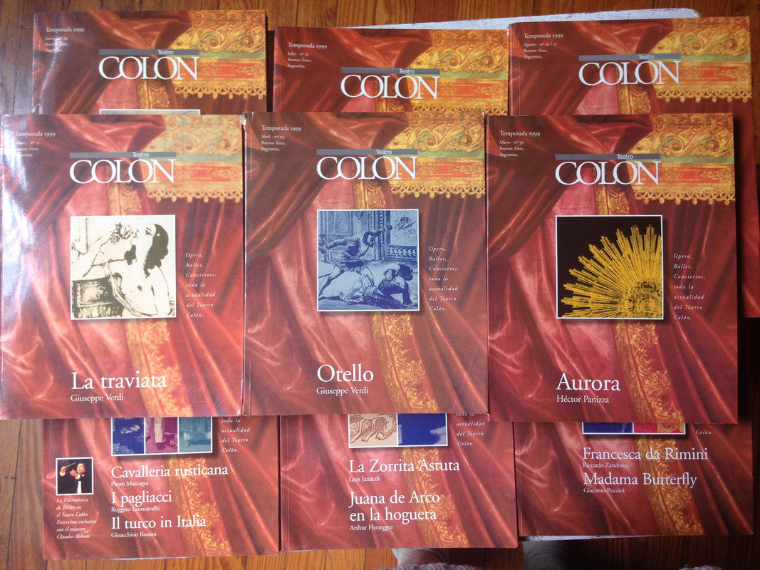 Libro usado en venta: Teatro Colon (Temporada 2001) 4 Vol. de Revista; editorial Artes Graficas Corin Luna impreso en 2001 envios a todo el mundo.2