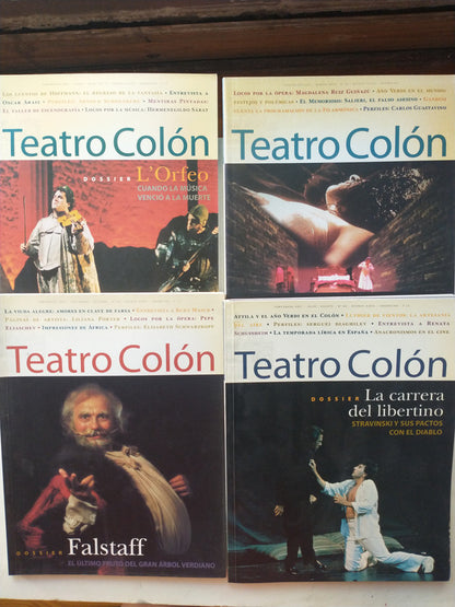 Libro usado en venta: Teatro Colon (Temporada 1998) de Revista; editorial Artes Graficas Corin Luna impreso en 1998 realizamos envios a todo el mundo.2