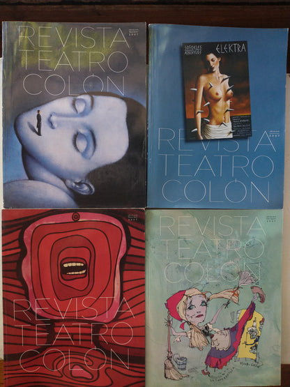 Libro usado en venta: Teatro Colon (Temporada 2007) 4 Vol. de Revista; editorial Artes Graficas Corin Luna impreso en 2001 envios a todo el mundo.1