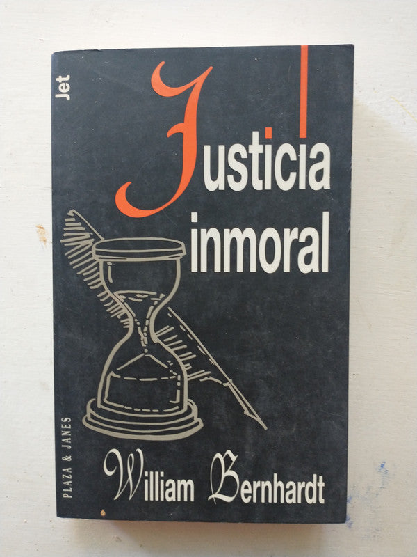 Libro usado en venta: Justicia Inmoral de William Bernhardt; editorial Plaza & Janes impreso en 1997 realizamos envios a todo el mundo.1