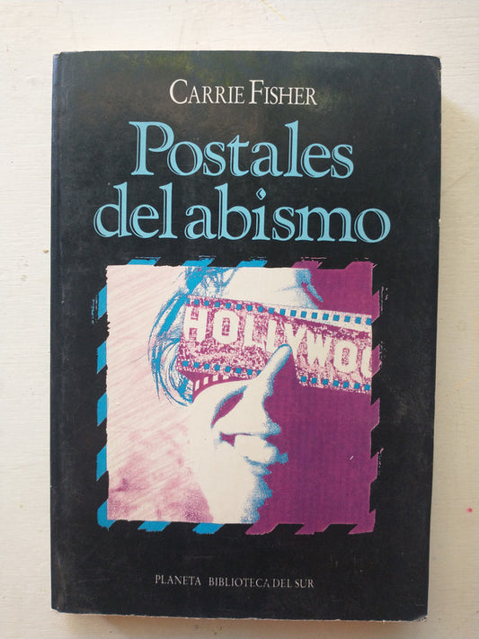 Libro usado en venta: Postales del abismo de Carrie Fisher; editorial Planeta impreso en 1991 realizamos envios a todo el mundo.1