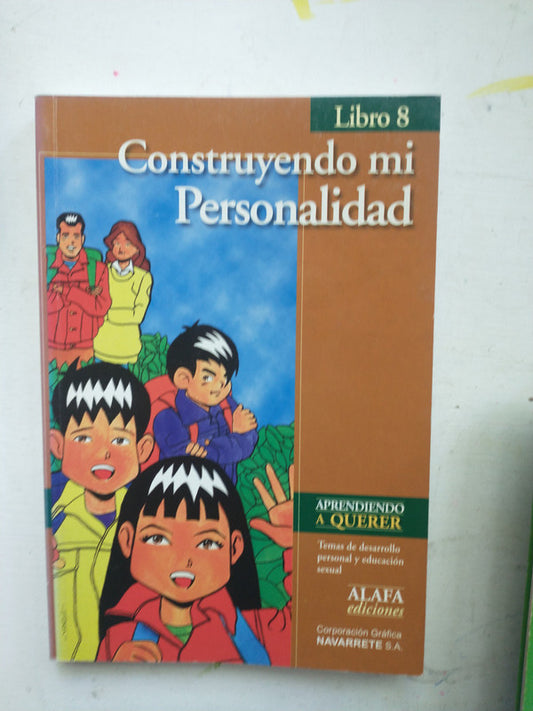 Libro usado en venta: Construyendo mi personalidad - Libro 8; editorial Alafa impreso en 2000 realizamos envios a todo el mundo.1