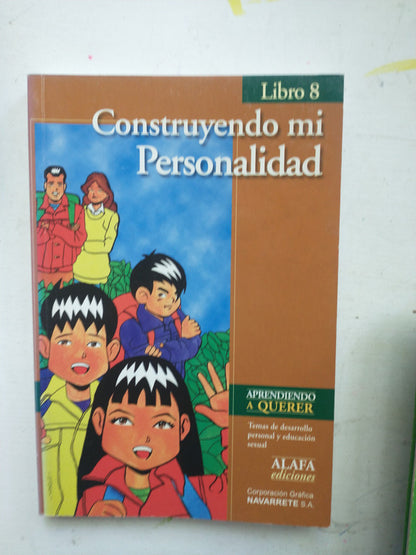 Libro usado en venta: Construyendo mi personalidad - Libro 8; editorial Alafa impreso en 2000 realizamos envios a todo el mundo.1