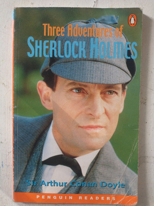 Libro usado en venta: Three Adventures Of Sherlock Holmes de Sir Arthur Conan Doyle; editorial Penguin Books impreso en 2000 envios a todo el mundo.1