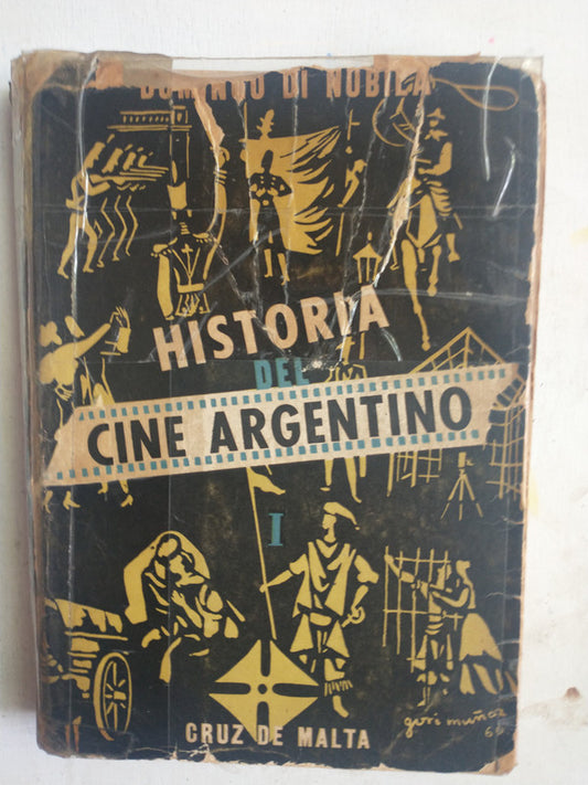 Libro usado en venta: Historia del cine argentino I de Domingo Di Nubila; editorial Cruz de Malta impreso en 1959 realizamos envios a todo el mundo.1