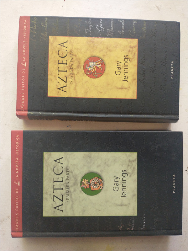 Libro usado en venta: Azteca (1? y 2? parte) de Gary Jennings; editorial Planeta impreso en 1999 realizamos envios a todo el mundo.1