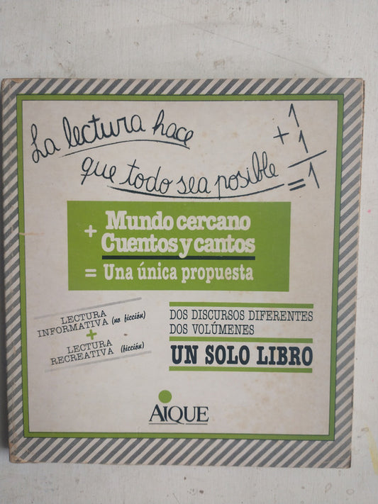 Libro usado en venta: Los Libros de Tamandua 2 en 1 de Maria Teresa Forero; editorial Aique impreso en 1989 realizamos envios a todo el mundo.1