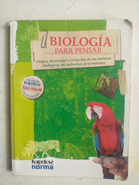 Libro usado en venta: Biologia: Origen, diversidad y evolucion de los sistemas de Patricia Antokolec; editorial Kapelusz impreso en 2011.1