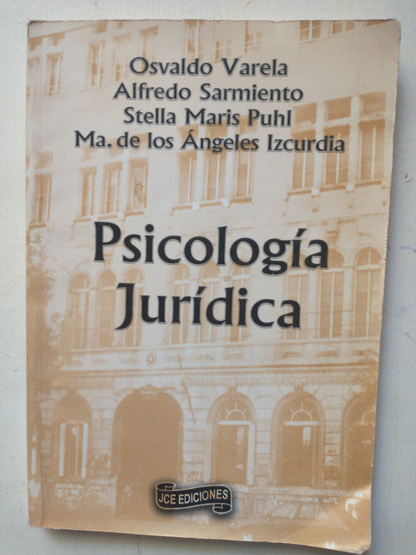 Libro usado en venta: Psicologia juridica; editorial JCE Ediciones impreso en 2005 realizamos envios a todo el mundo.1