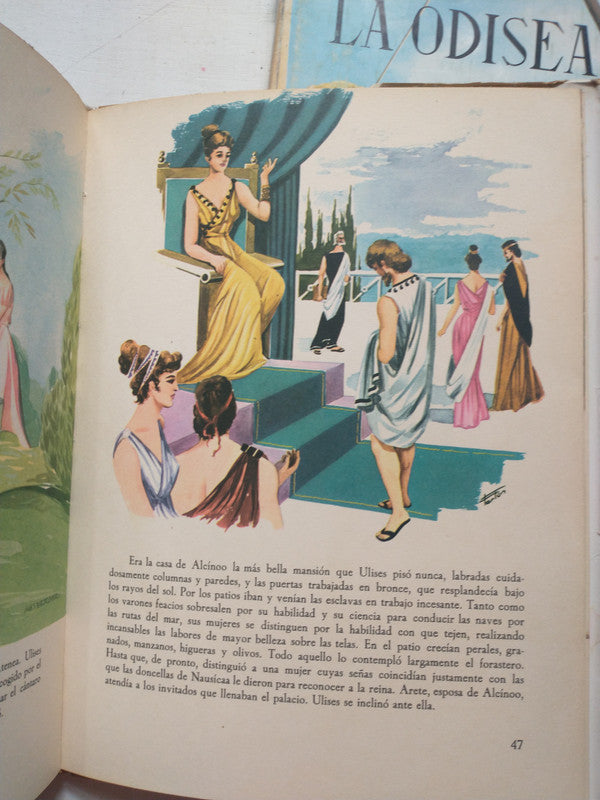 Libro usado en venta: La odisea (2 vol.) de Homero; editorial Edaf impreso en 1962 realizamos envios a todo el mundo.3
