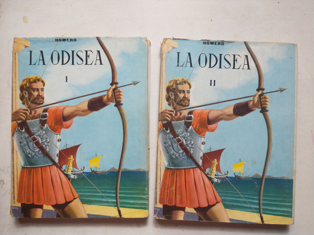 Libro usado en venta: La odisea (2 vol.) de Homero; editorial Edaf impreso en 1962 realizamos envios a todo el mundo.1