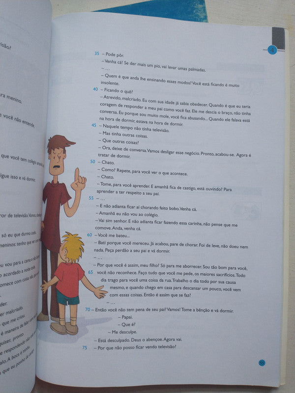 Libro usado en venta: Um portugues bem brasileiro - Nivel 1; editorial Fundacion Centro de estudios Brasileiros impreso en 2012 envios a todo el mundo.4