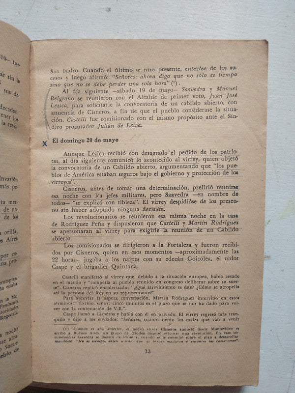 Libro usado en venta: Historia de las instituciones politicas y sociales argentinas (desde 1810) de Jose C. Ibañez; editorial Troquel impreso en 1980.3