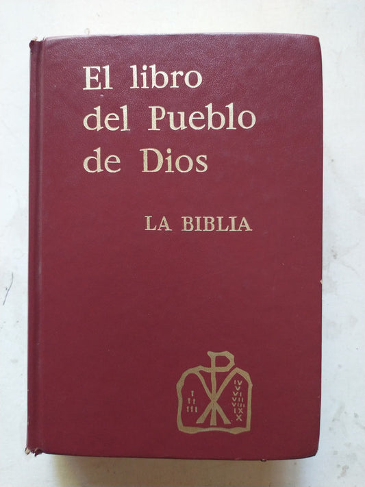 Libro usado en venta: La Biblia - El libro del Pueblo de Dios; editorial San Pablo impreso en 1992 realizamos envios a todo el mundo.1
