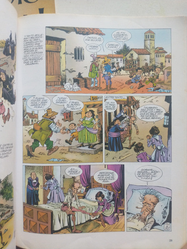 Libro usado en venta: Don Quijote de la Mancha - 2 Vol. de Miguel de Cervantes Saavedra; editorial Larousse impreso en 1984 envios a todo el mundo.3