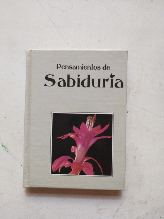 Libro usado en venta: Pensamientos de sabiduria; editorial Palabra impreso en _ realizamos envios a todo el mundo.1