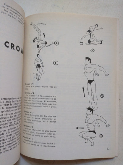 Libro usado en venta: Las pesas en el deporte; editorial Alas impreso en 1989 realizamos envios a todo el mundo.2