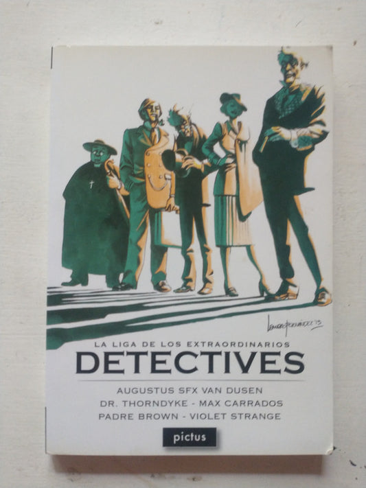Libro usado en venta: La liga de los extraordinarios detectives de Chesterton y otros; editorial Pictus impreso en 2014 envios a todo el mundo.1