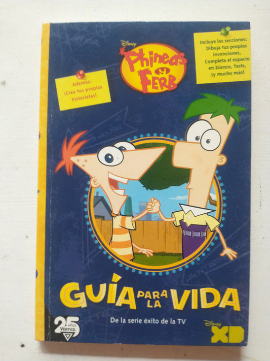 Libro usado en venta: Phineas y Ferb juegos - Guia para la vida de Carolina de Bella; editorial Disney impreso en 2012 envios a todo el mundo.1