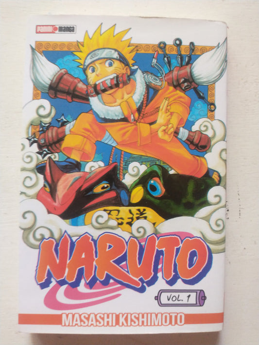 Libro usado en venta: Naruto - Vol. 1 de Masashi Kishimoto; editorial Panini impreso en 2022 realizamos envios a todo el mundo.1